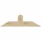 Ekena Millwork Portland Rough Sawn Timber Gable Bracket, Douglas Fir, 48"W x 14"H x 4"D x 6"F, 7/12 Pitch GBW048X14X0406POR00RDF - alternate 1